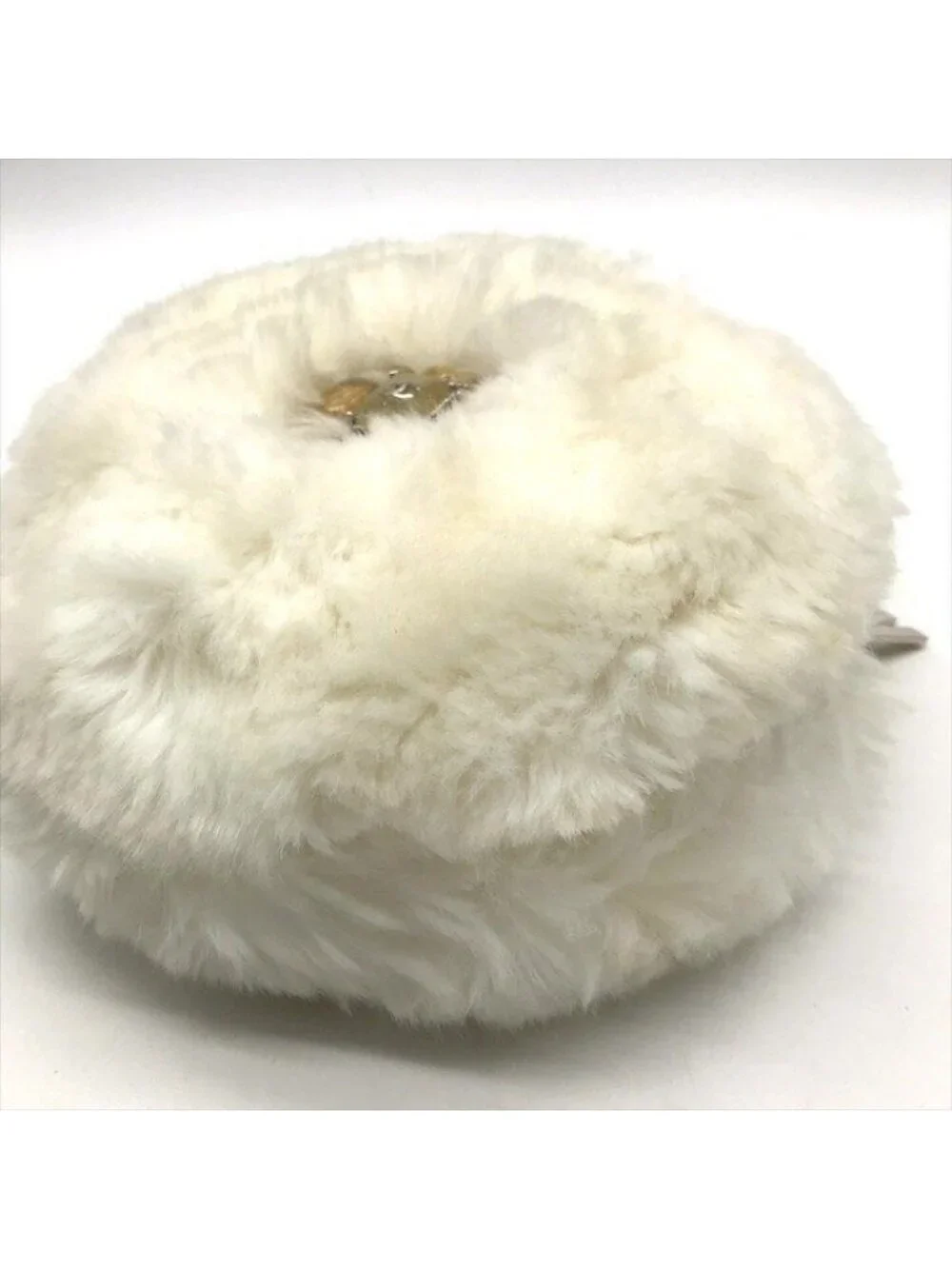 Chanel CC Logo Chain Shoulder Bag Crossbody White Silver - Picture 5 of 10